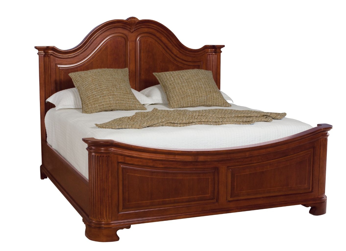 Cherry king on sale bed frame